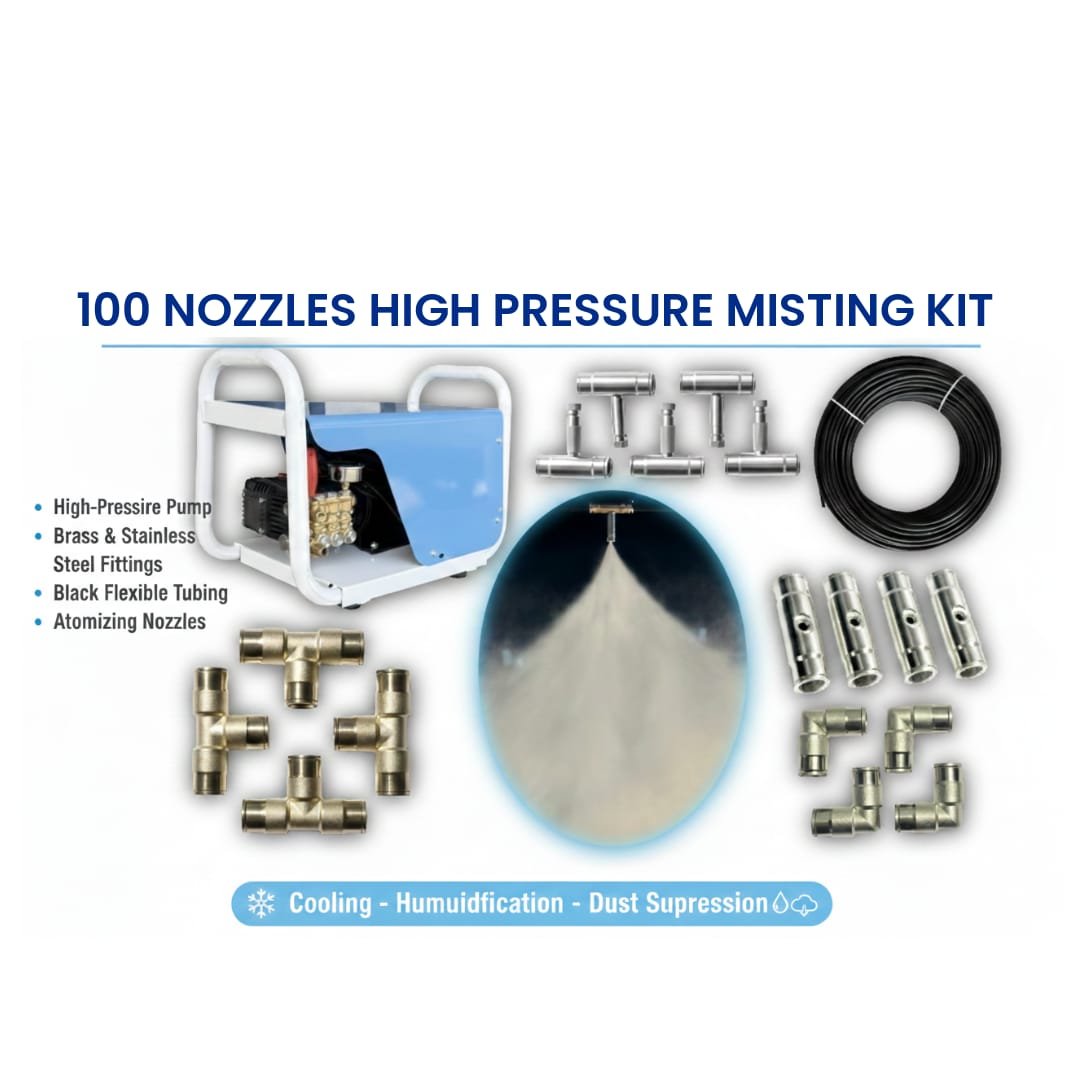 100 Single Nozzle (High Pressure) Automatic Fogger Kit